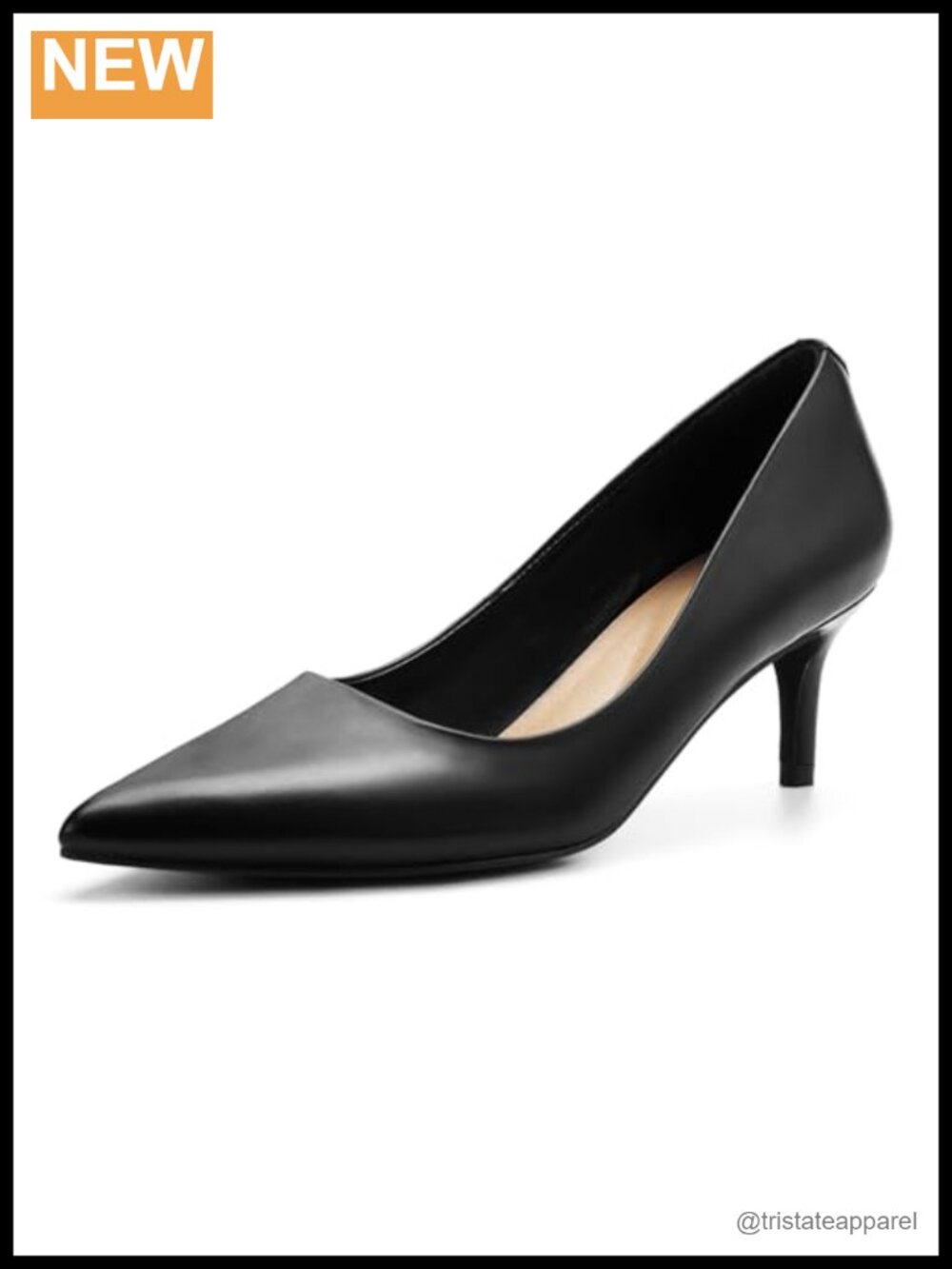 ZURIN Women's Pointed Toe Stiletto Heel Closed Toe Dress Pumps Shoes